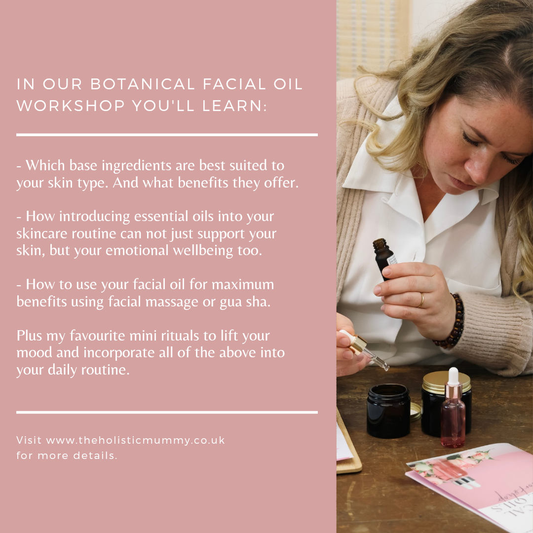 Botanical Facial Oil Workshop