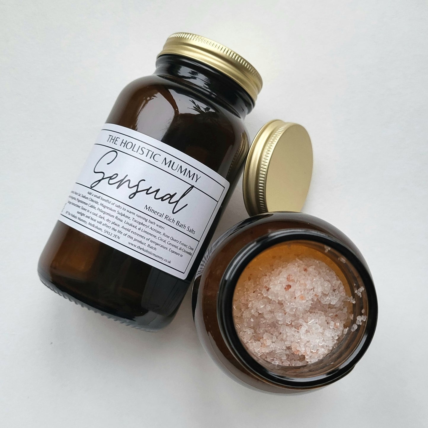 Mineral Rich Bath Salts Jar