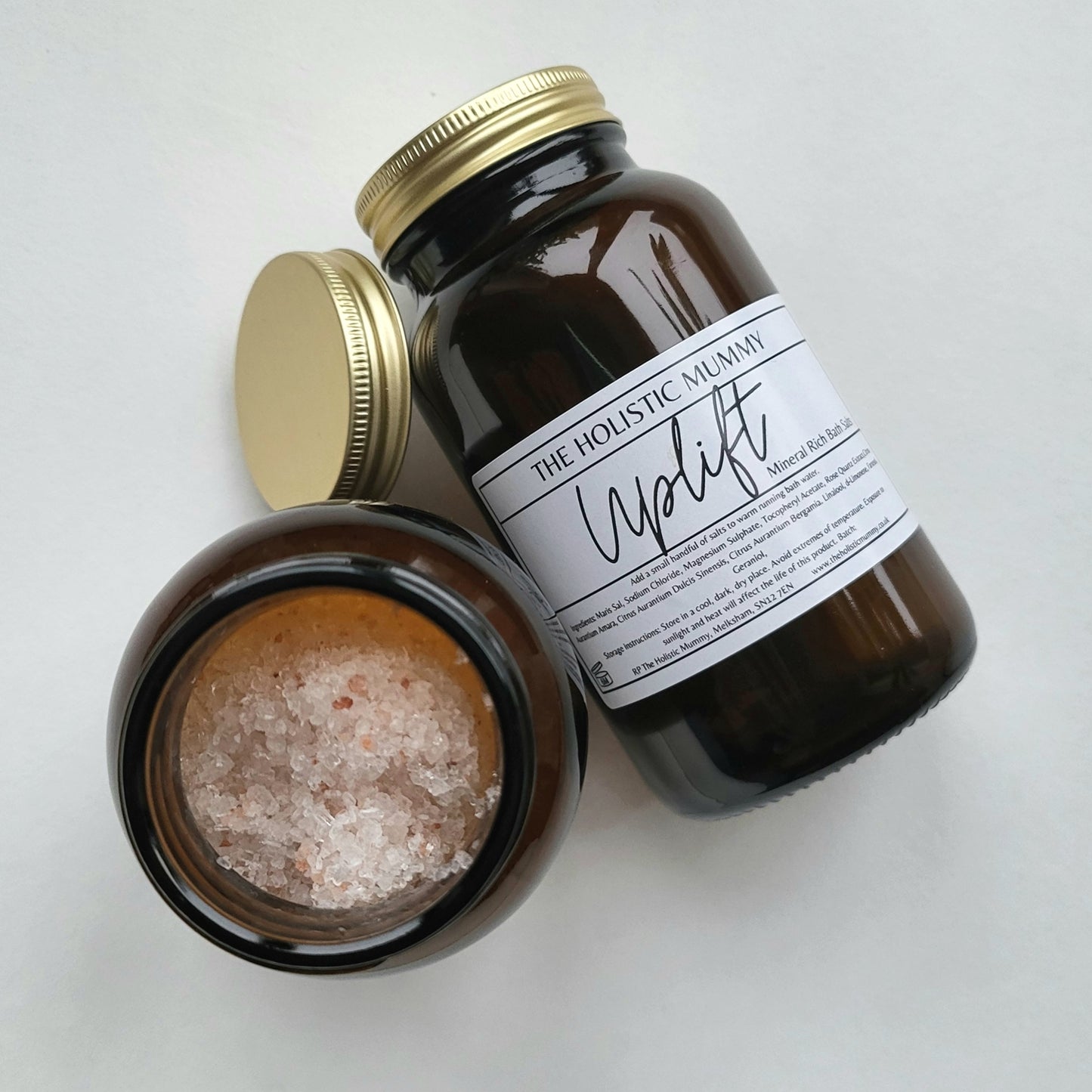Mineral Rich Bath Salts Jar